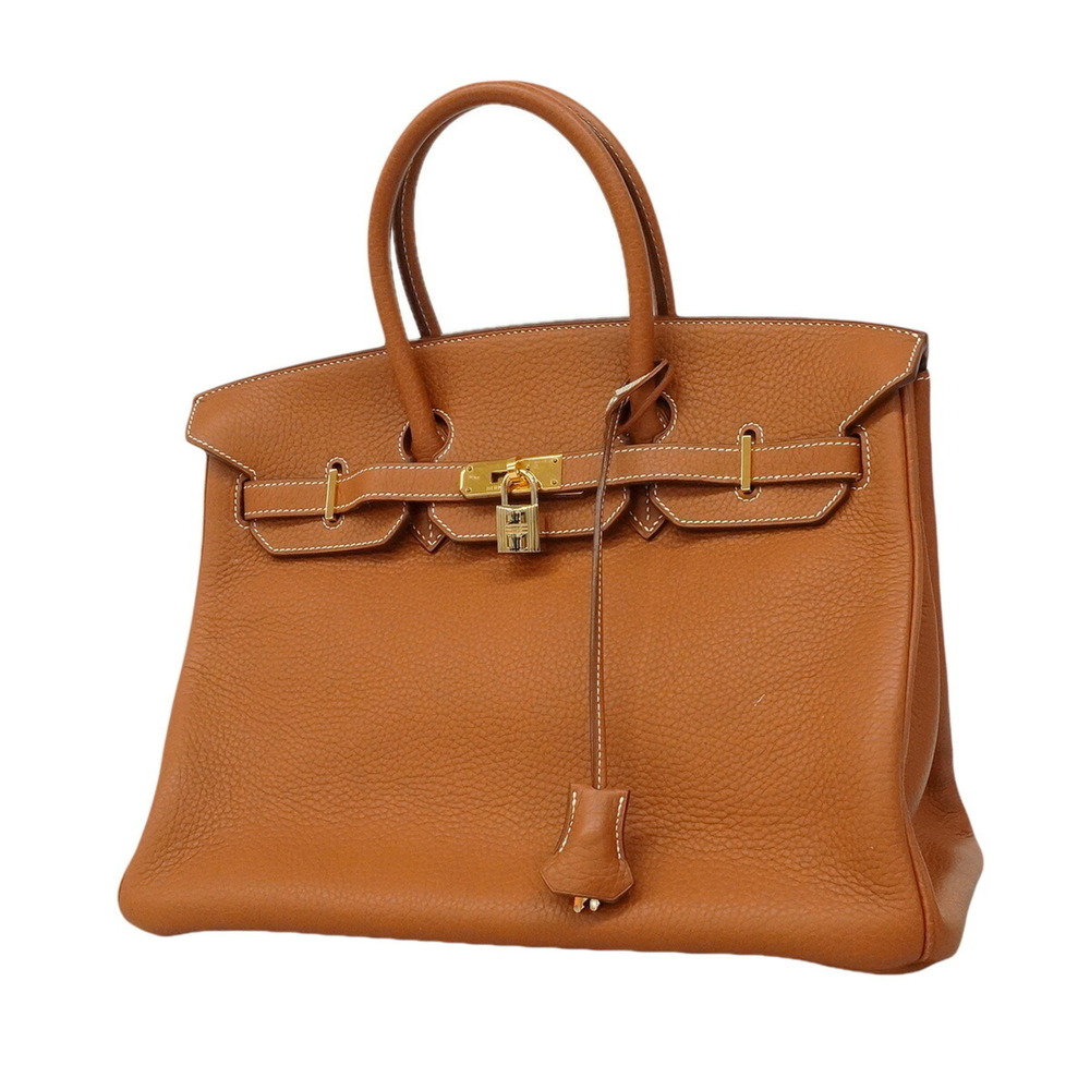 Hermes Birkin 35 Barenia Faubourg Handbag, Fauve, EEI Stamp, Ladies'